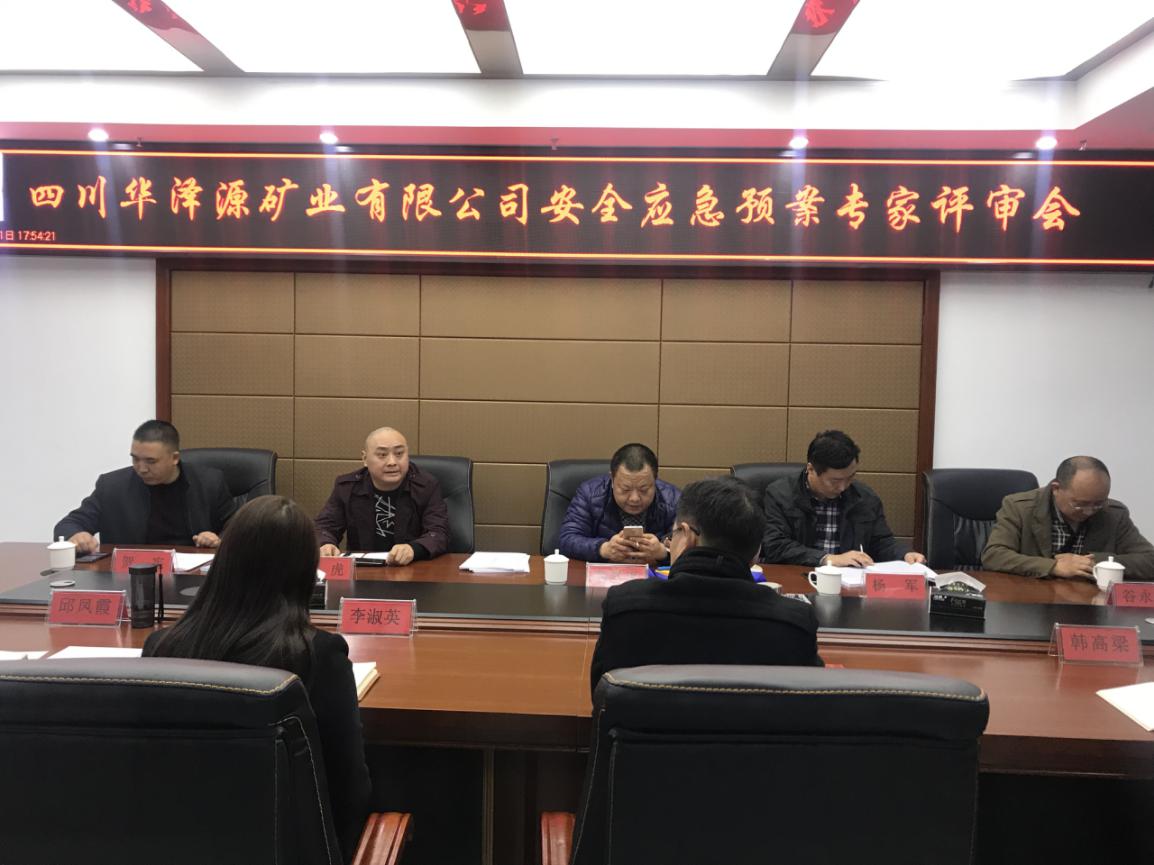 公司生产安全事故灾难应急预案顺利通过专家评审
